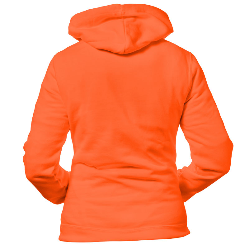 Sudadera Capucha Contrastada Mujer Trasero